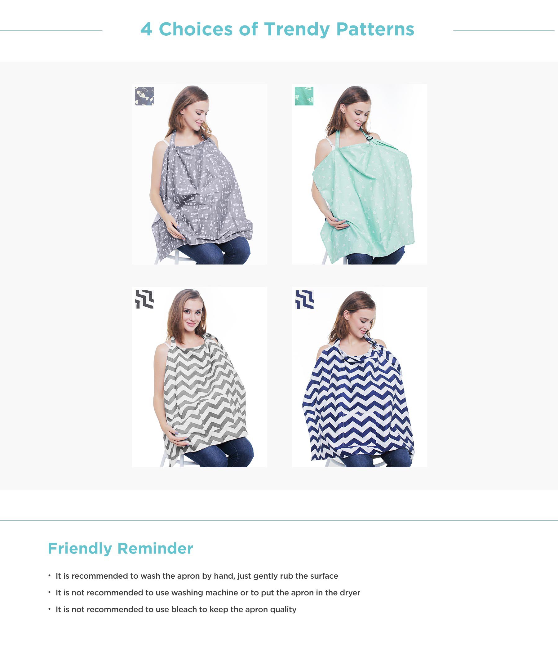 MOOIMOM BreastFeeding Nursing Cover description image