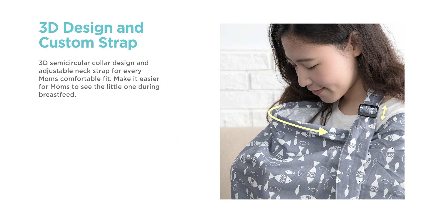 MOOIMOM BreastFeeding Nursing Cover description image