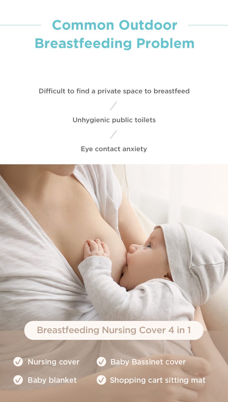 MOOIMOM BreastFeeding Nursing Cover description image
