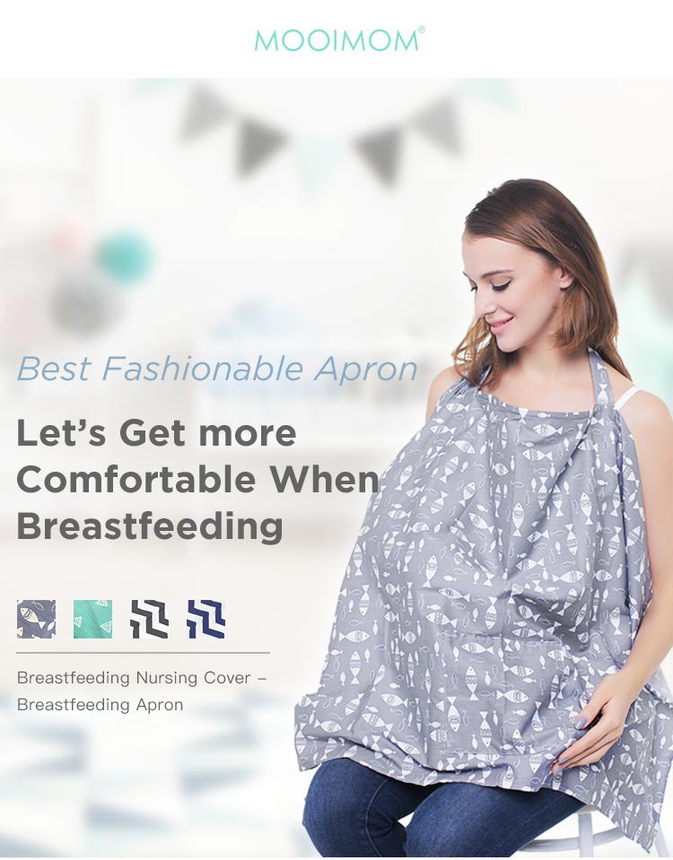 MOOIMOM BreastFeeding Nursing Cover description image