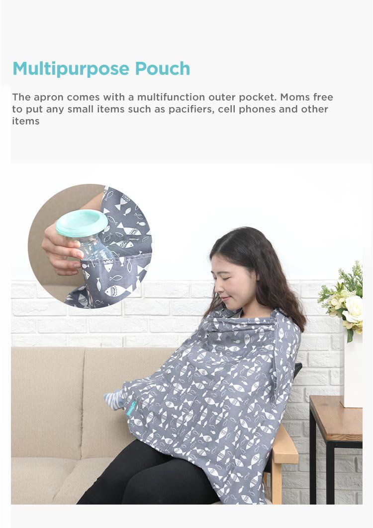 MOOIMOM BreastFeeding Nursing Cover description image