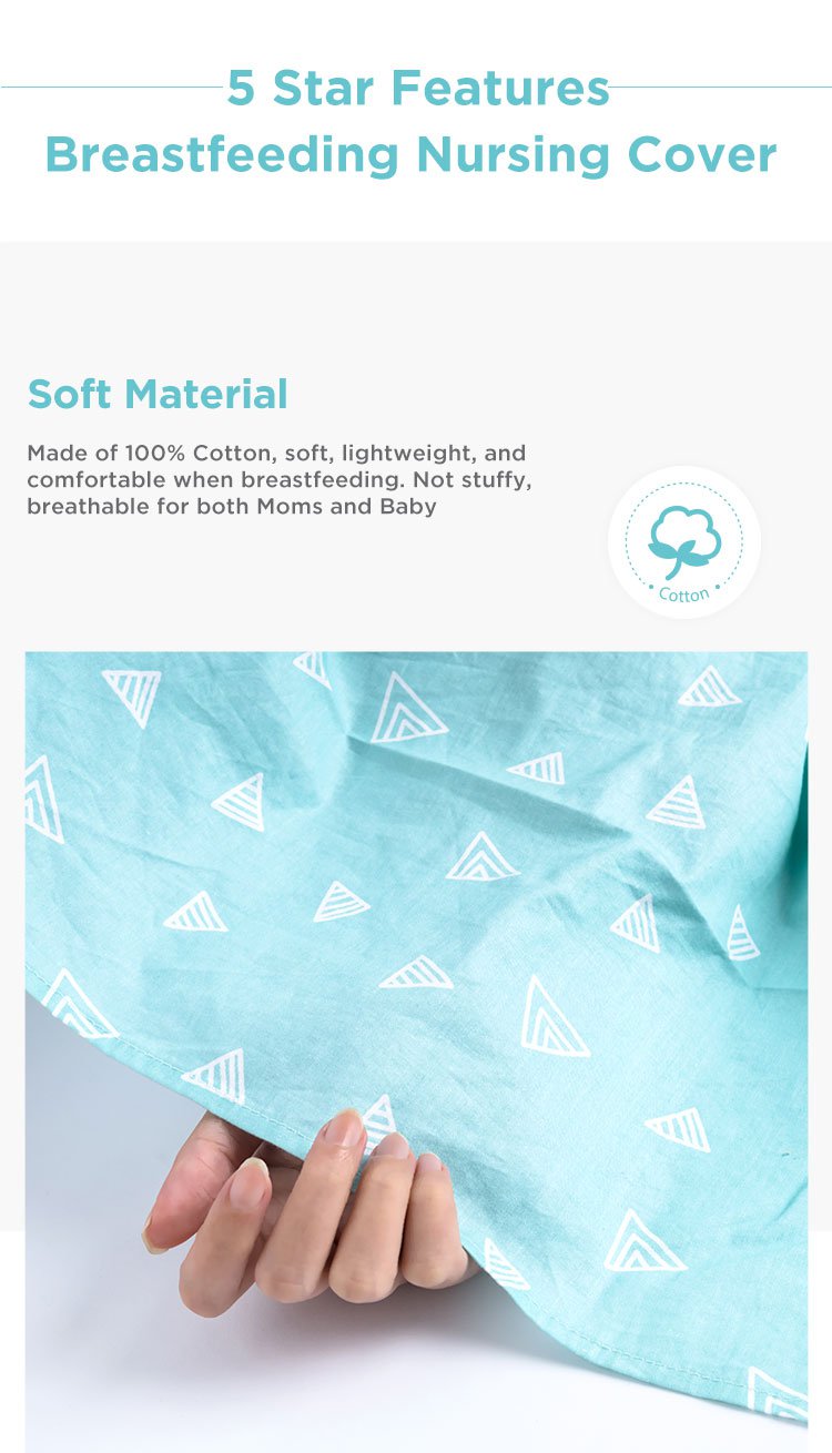 MOOIMOM BreastFeeding Nursing Cover description image