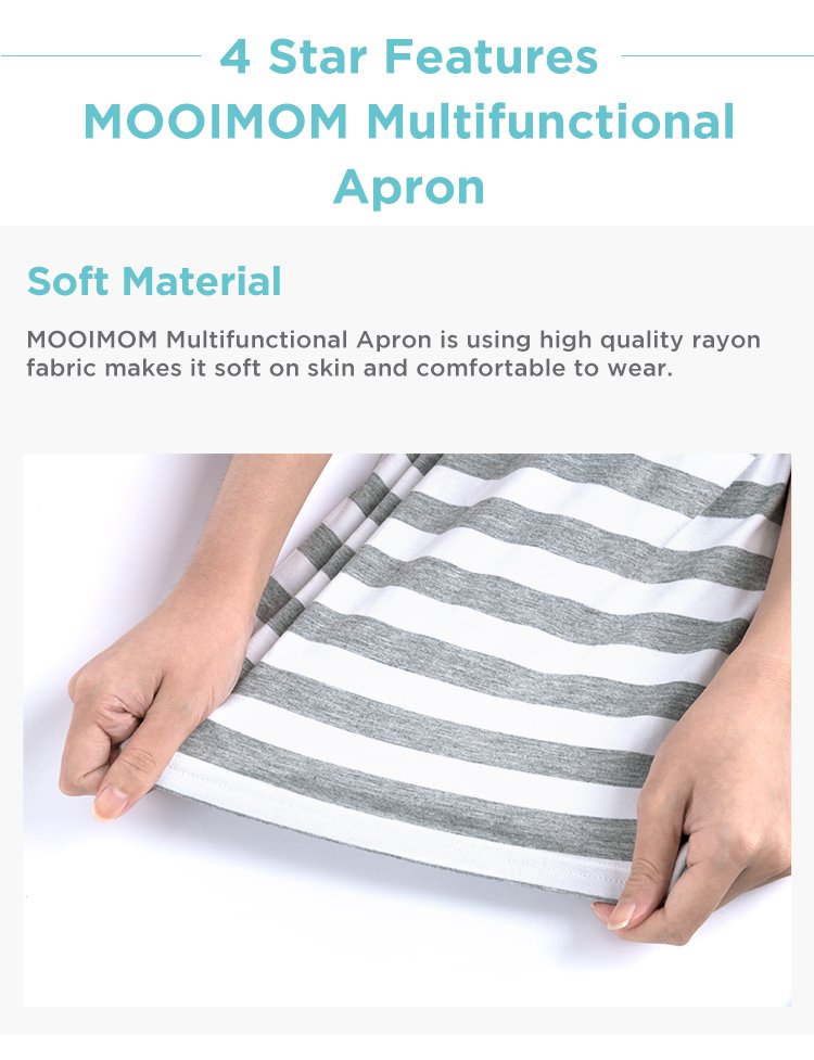 MOOIMOM Multi-Use Nursing Scarf description image