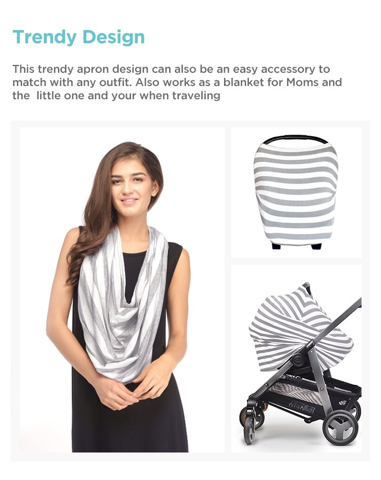 MOOIMOM Multi-Use Nursing Scarf description image
