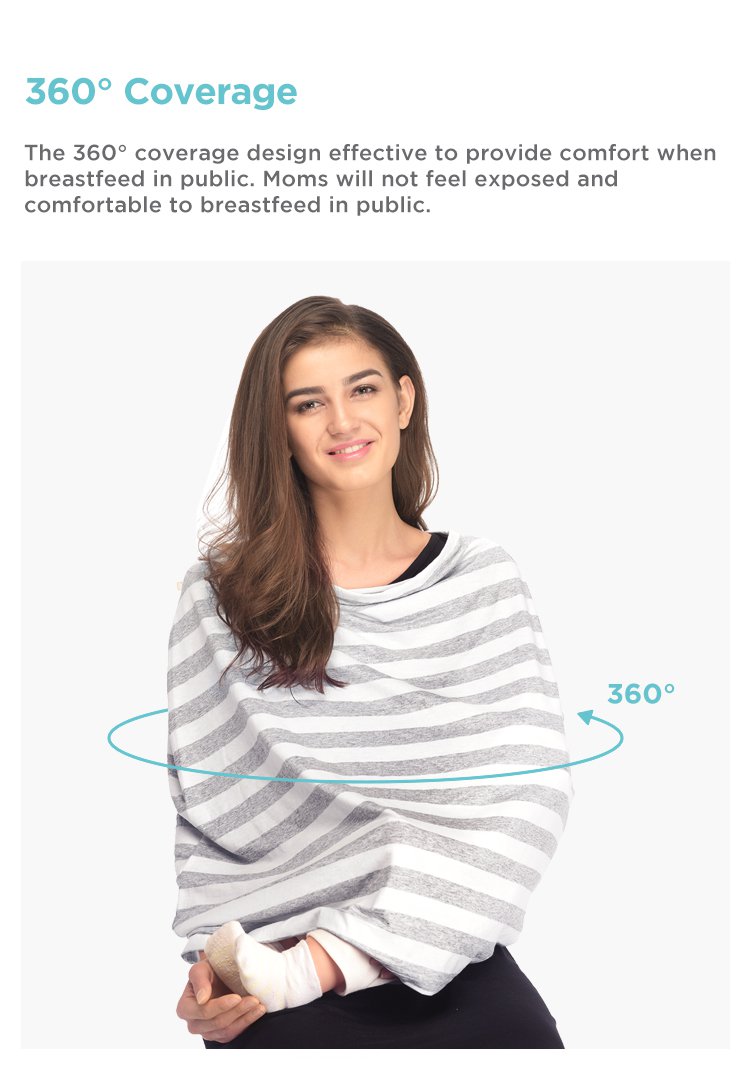 MOOIMOM Multi-Use Nursing Scarf description image