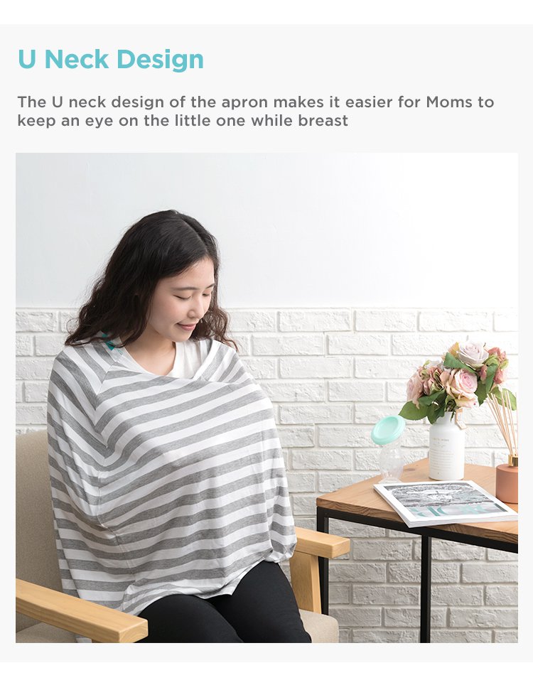 MOOIMOM Multi-Use Nursing Scarf description image
