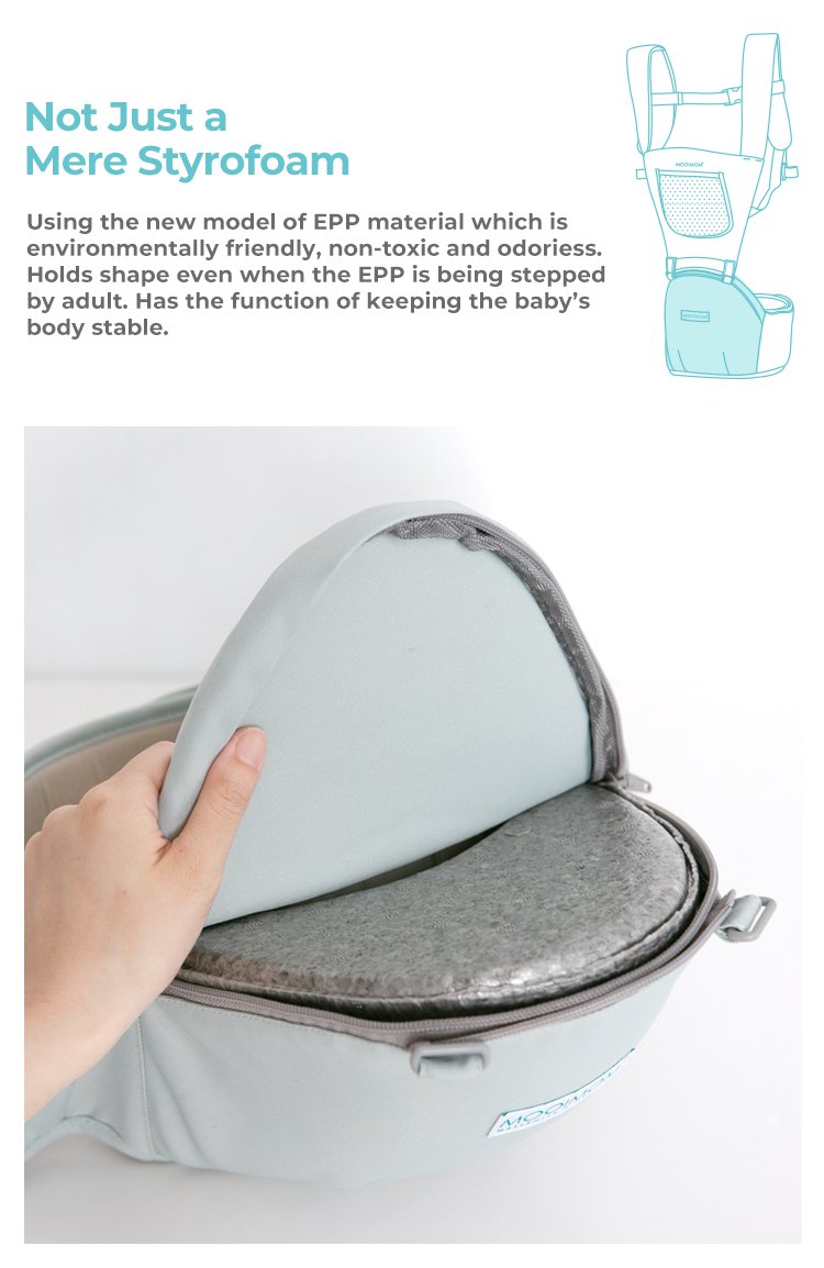 MOOIMOM Casual Hip Seat Carrier description image
