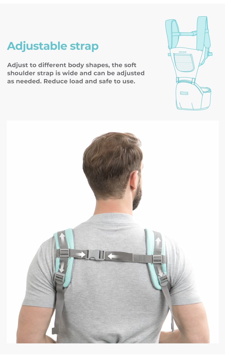 MOOIMOM Casual Hip Seat Carrier description image