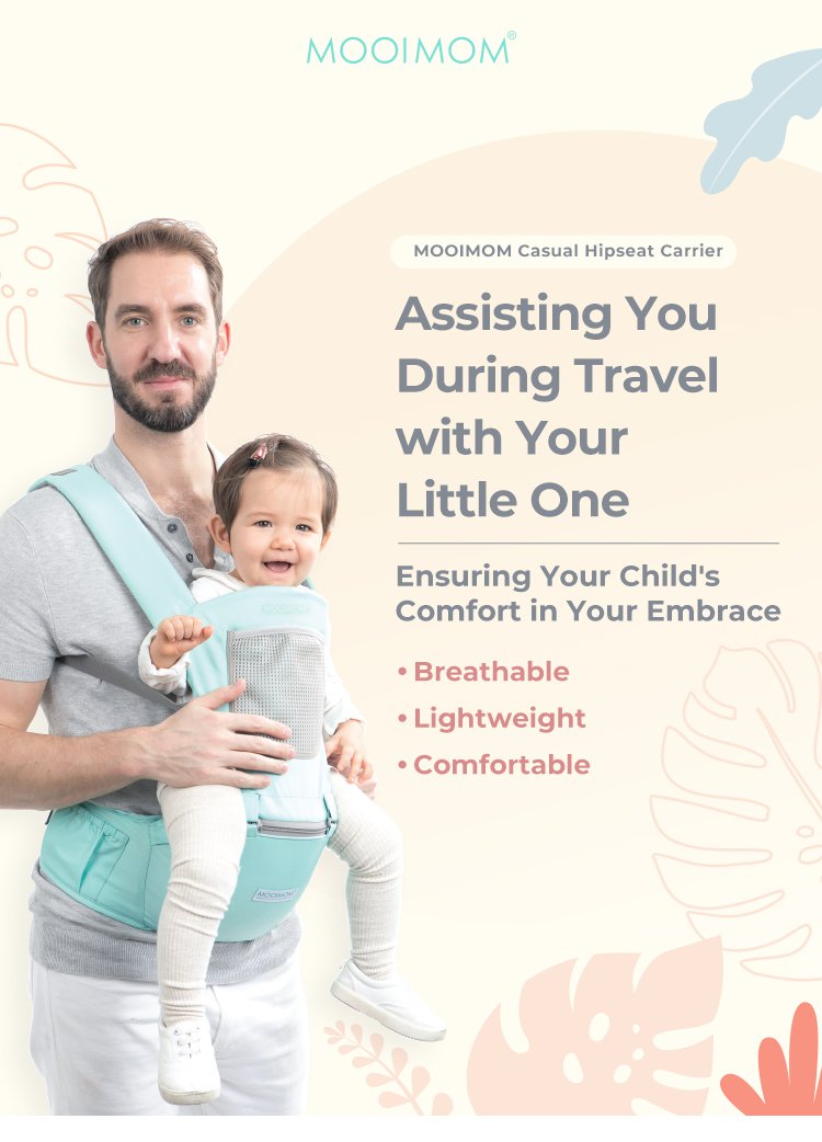 MOOIMOM Casual Hip Seat Carrier description image