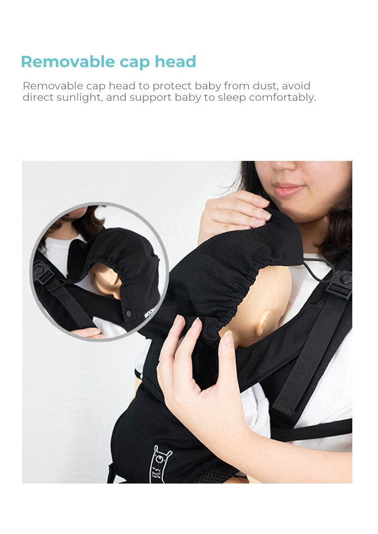 Nero Bianco Hipseat Carrier description image