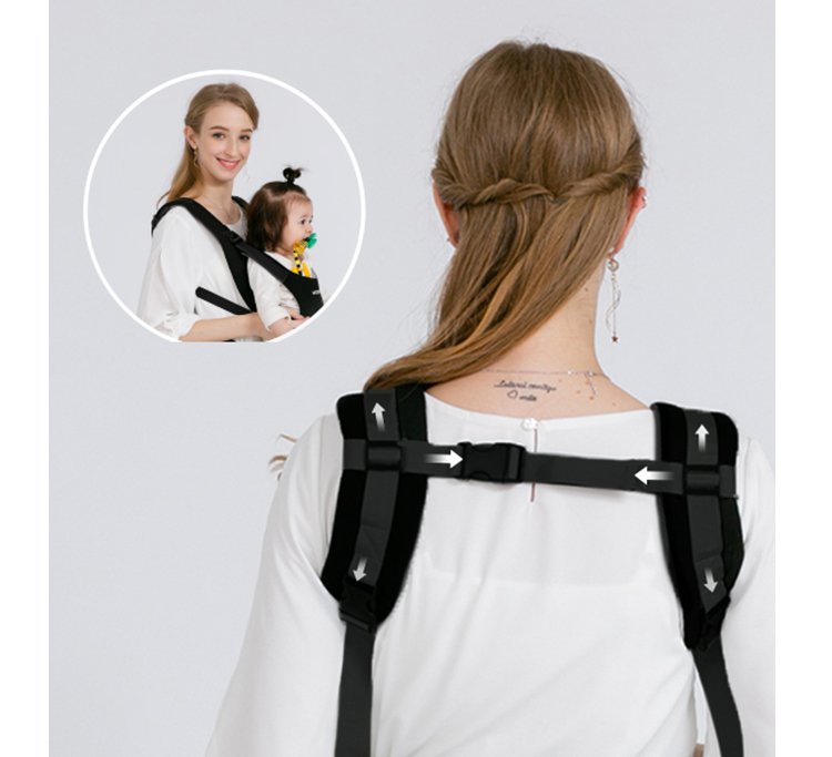 Nero Bianco Hipseat Carrier description image