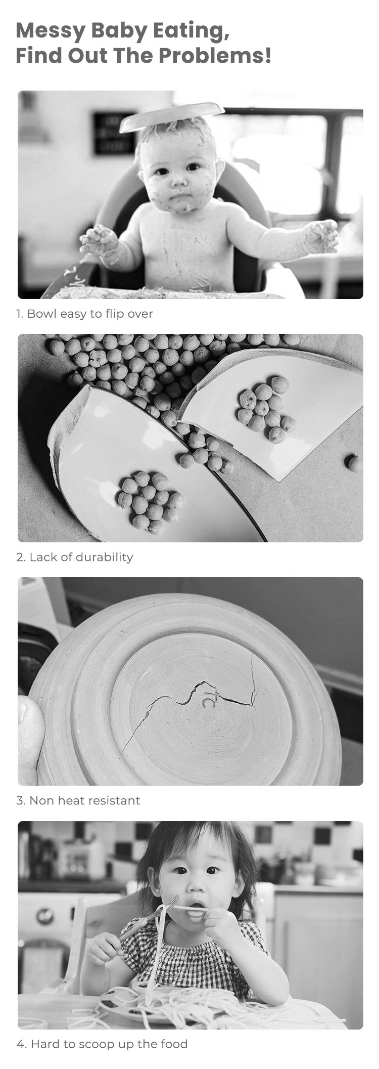 mugu wheat straw antispill suction bowl 340ml description image