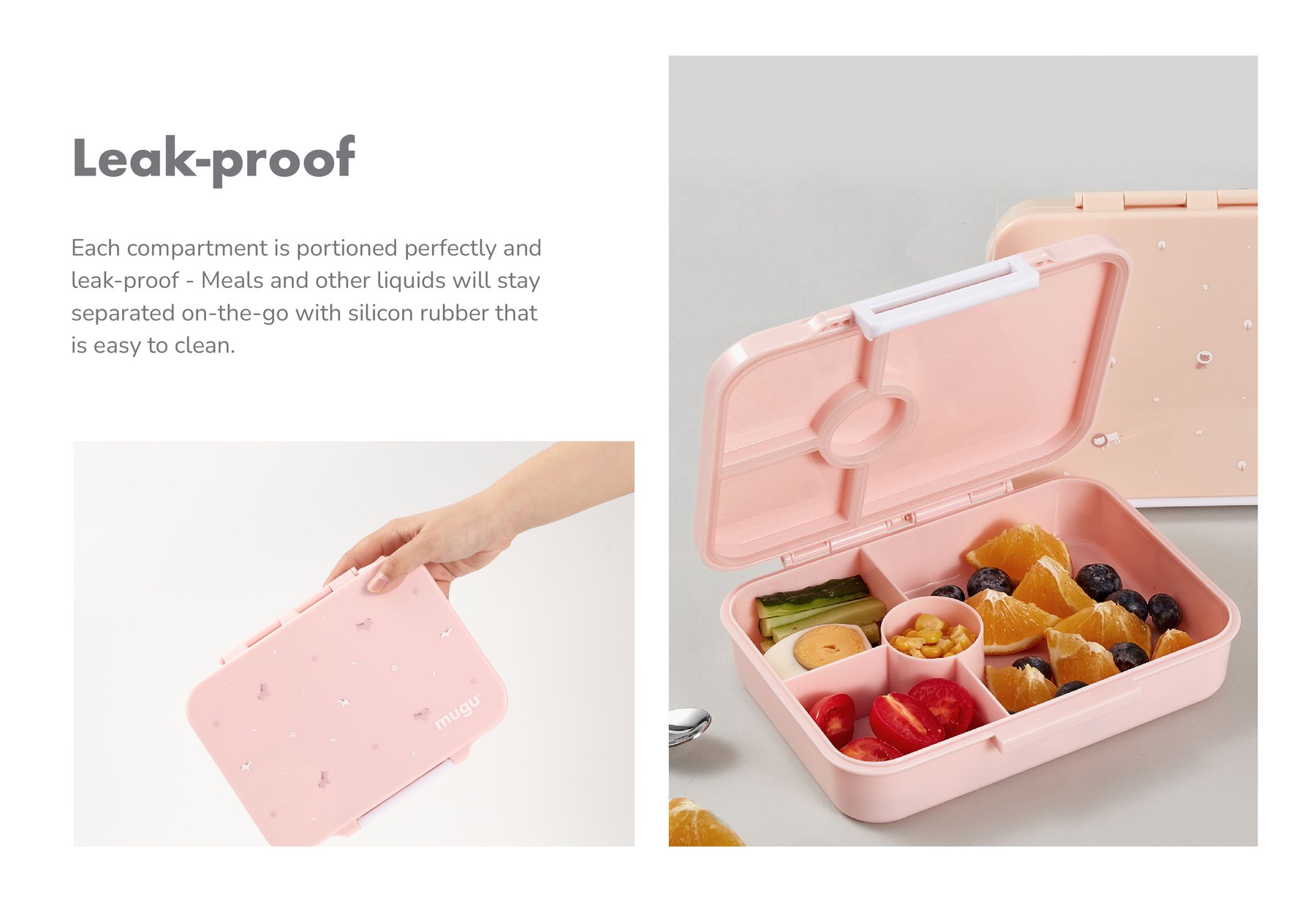 mugu Tritan Bento Box description image