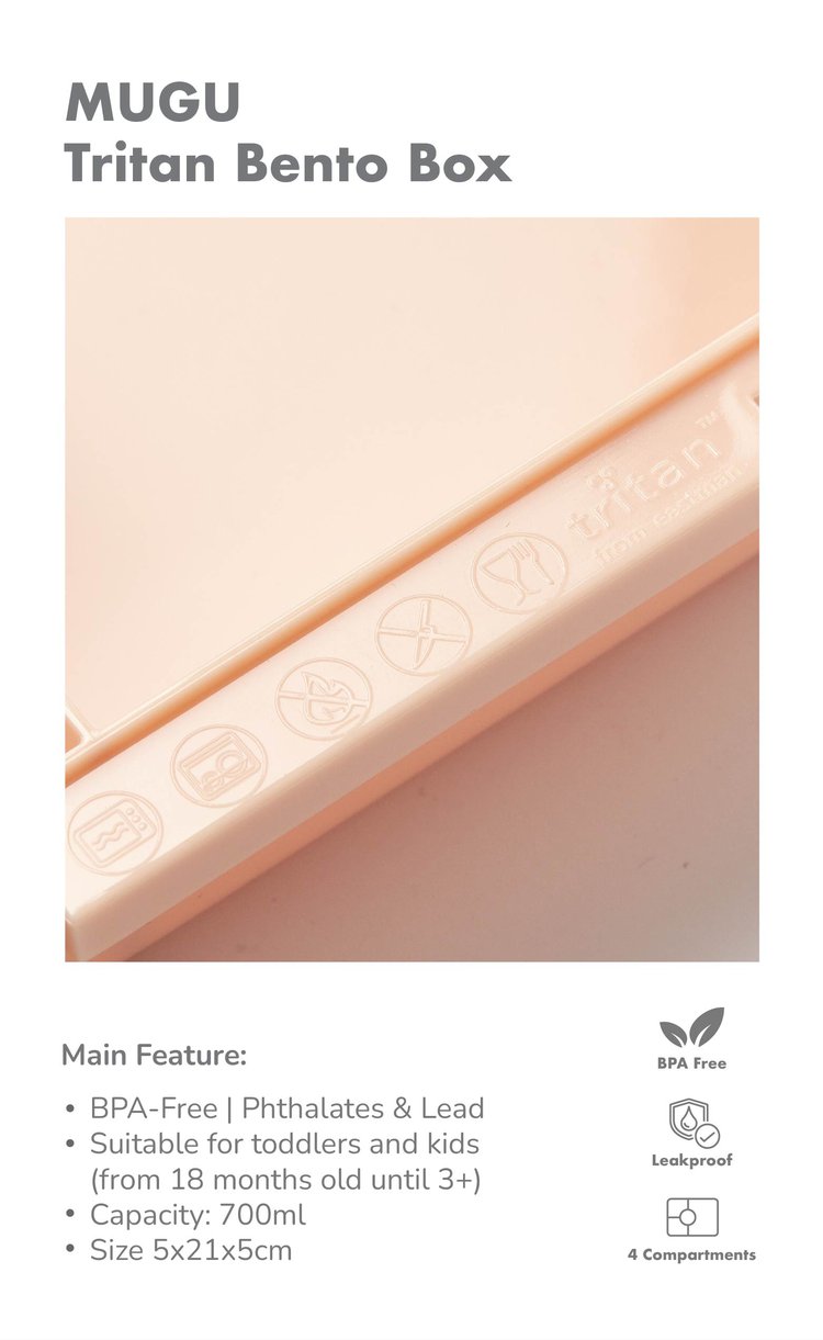 mugu Tritan Bento Box description image
