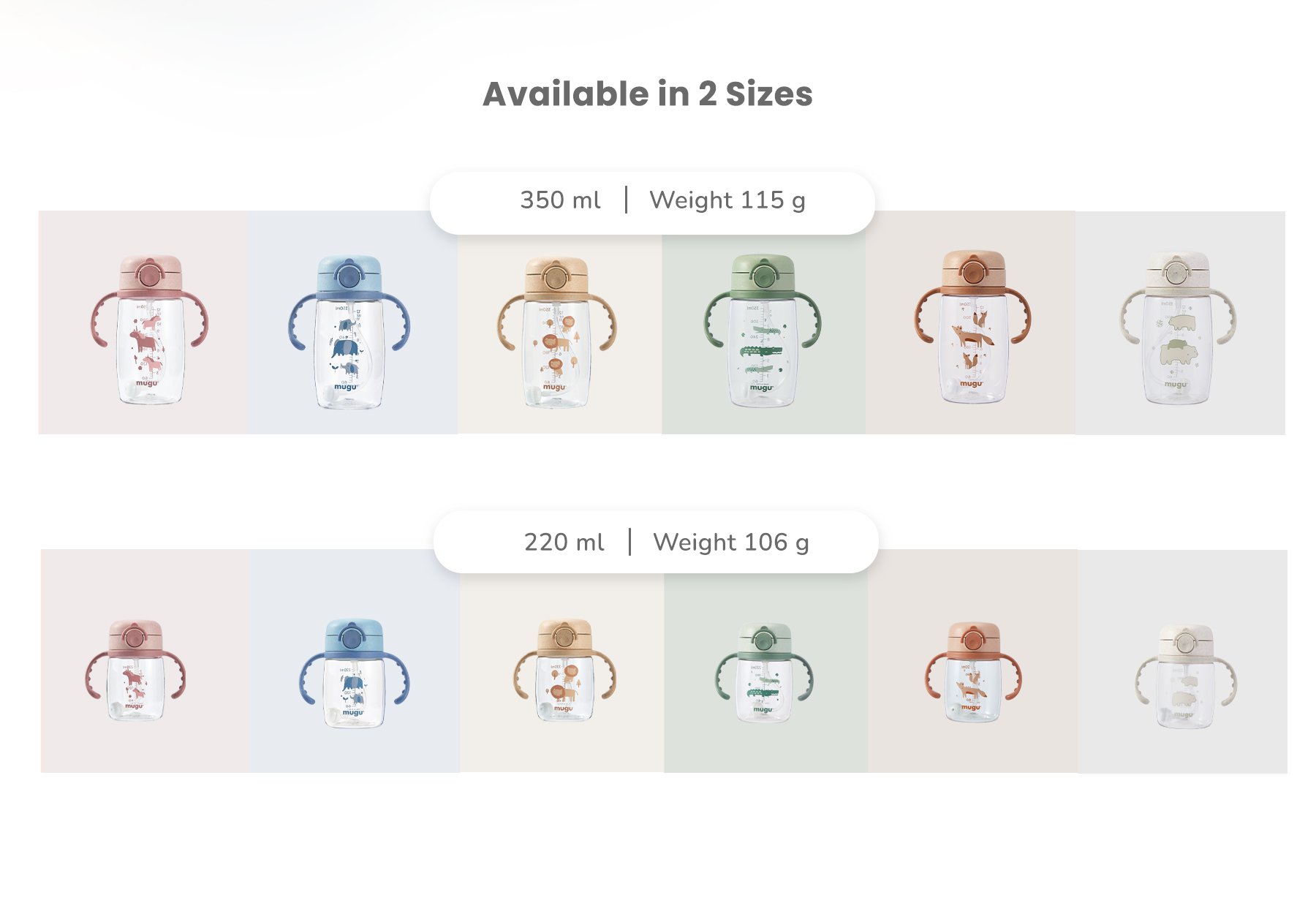 mugu wheat straw tritan training bottle 350ml description image