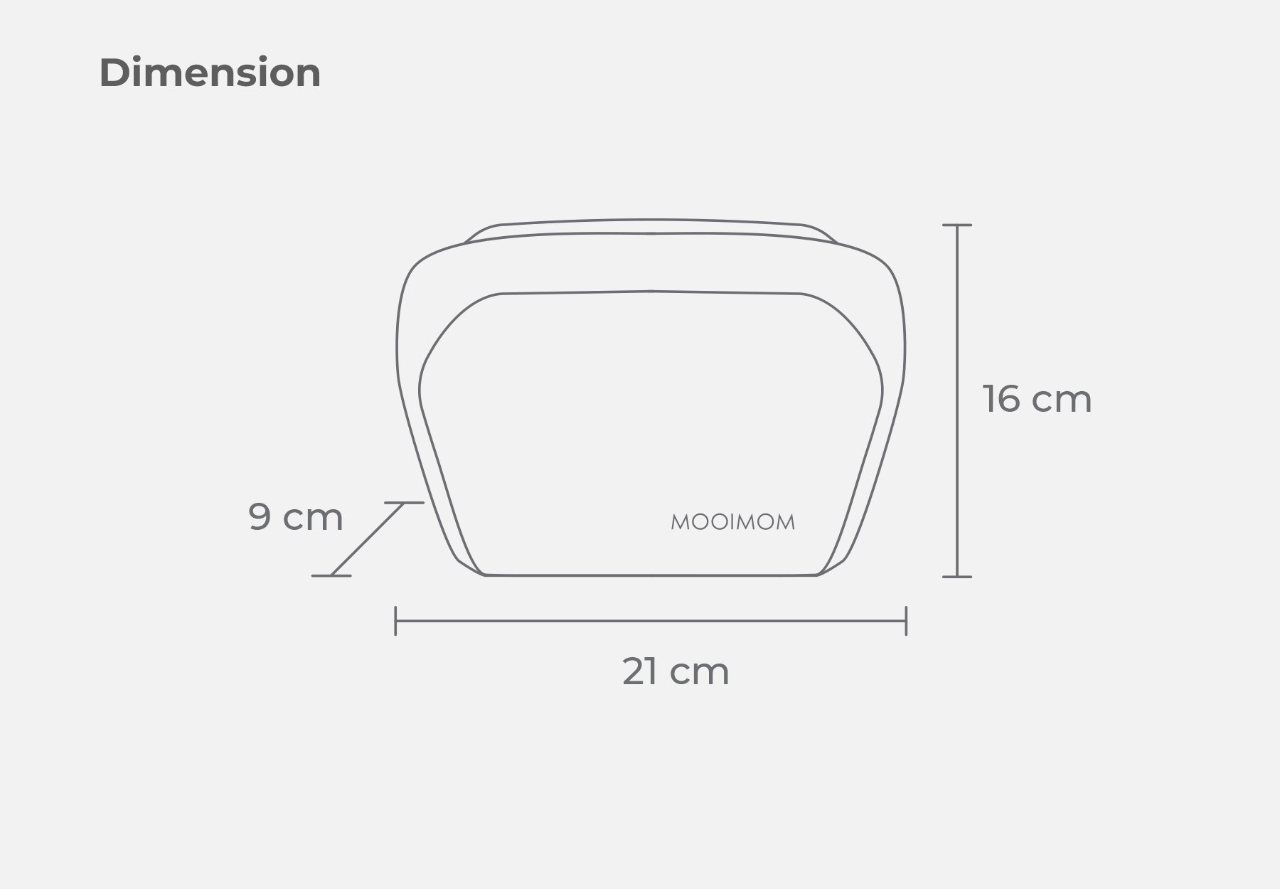 MOOIMOM Multipurpose Silicone Pouch description image