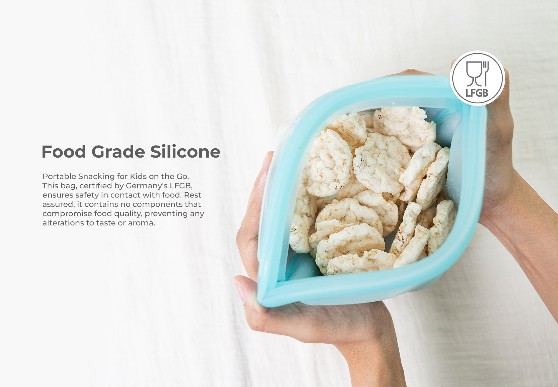 MOOIMOM Multipurpose Silicone Pouch description image