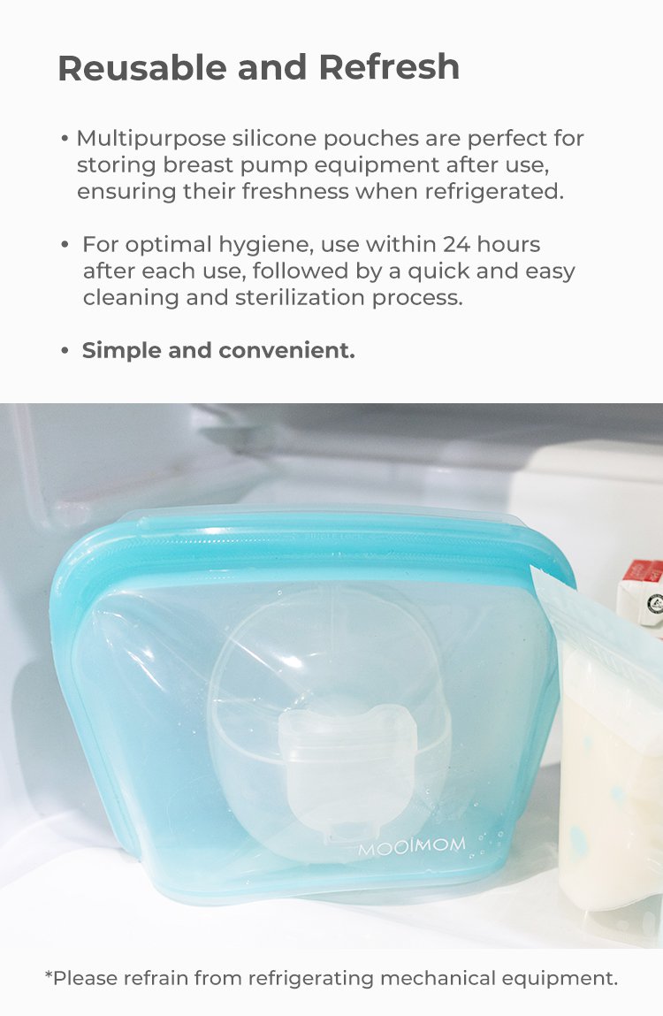 MOOIMOM Multipurpose Silicone Pouch description image
