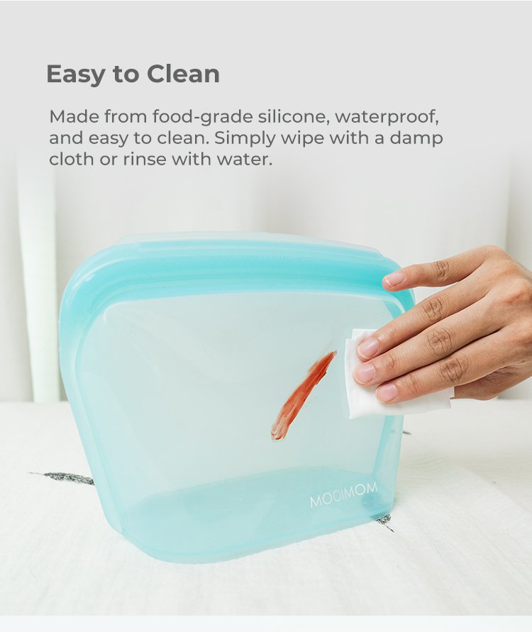 MOOIMOM Multipurpose Silicone Pouch description image