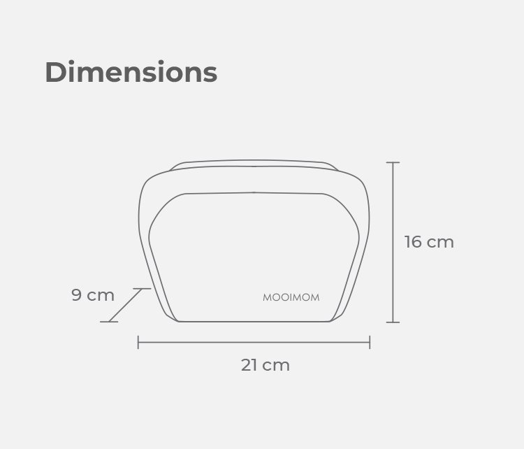 MOOIMOM Multipurpose Silicone Pouch description image