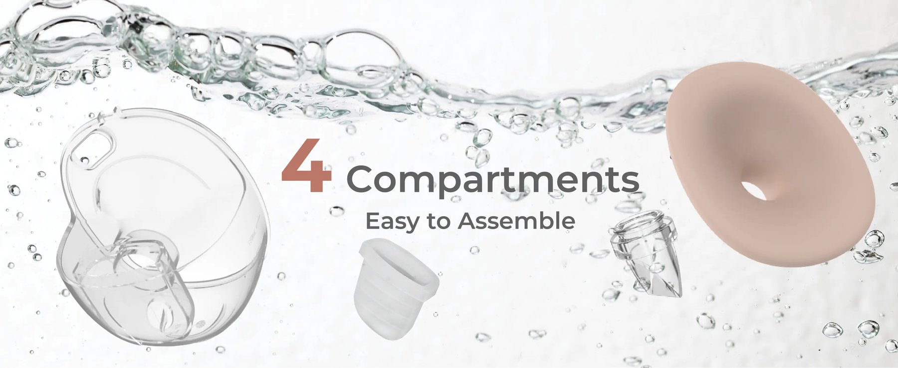 MOOIMOM X1 Ultra Smart Hands Free Electric Breast Pump 1 Pcs description image