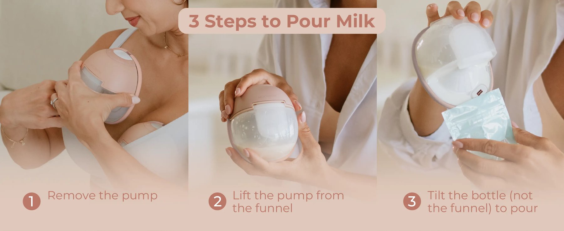 MOOIMOM X1 Ultra Smart Hands Free Electric Breast Pump 1 Pcs description image