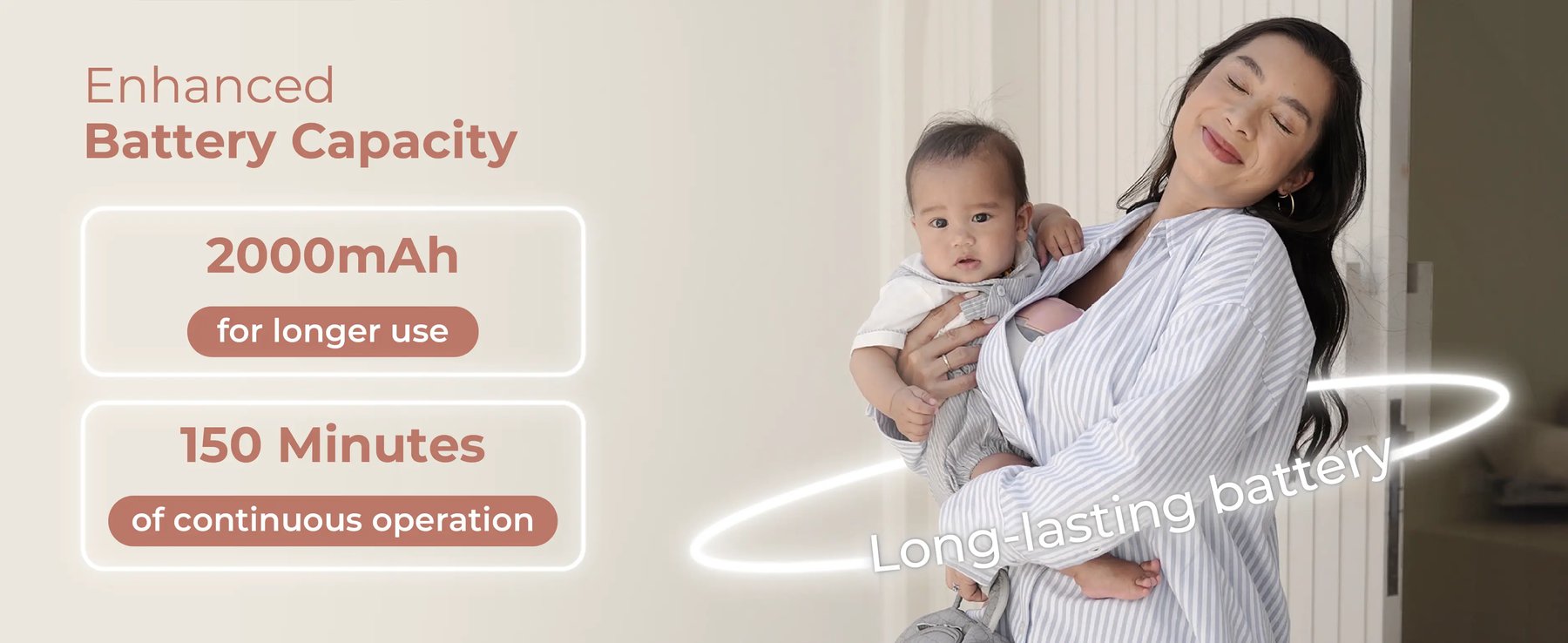 MOOIMOM X1 Ultra Smart Hands Free Electric Breast Pump 1 Pcs description image