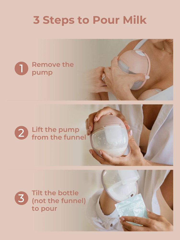 MOOIMOM X1 Ultra Smart Hands Free Electric Breast Pump 1 Pcs description image