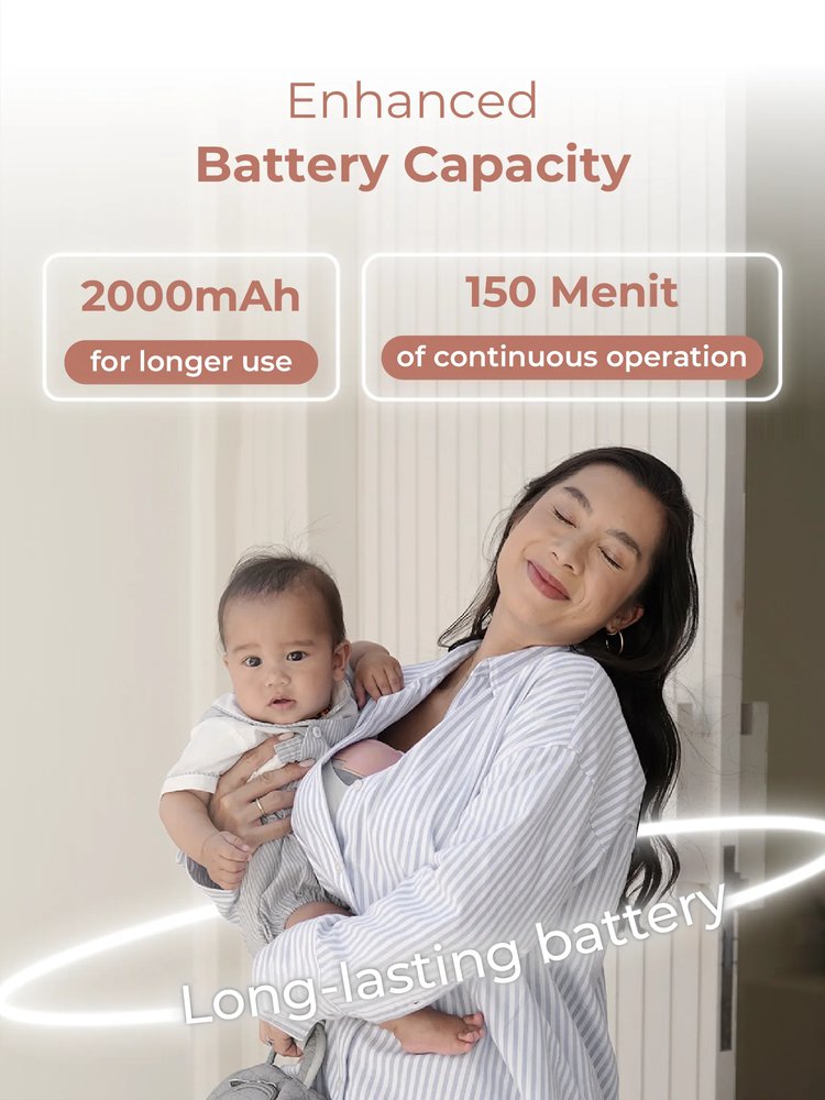 MOOIMOM X1 Ultra Smart Hands Free Electric Breast Pump 1 Pcs description image