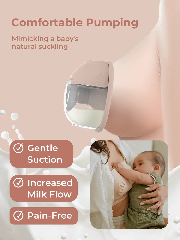MOOIMOM X1 Ultra Smart Hands Free Electric Breast Pump 1 Pcs description image