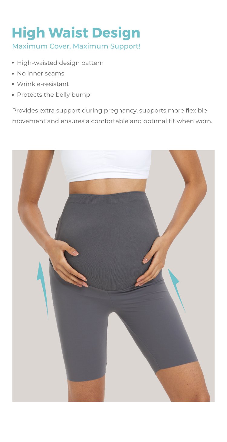 MOOIMOM Ulti Comfort Belly Cover Maternity Leggings (Short) description image