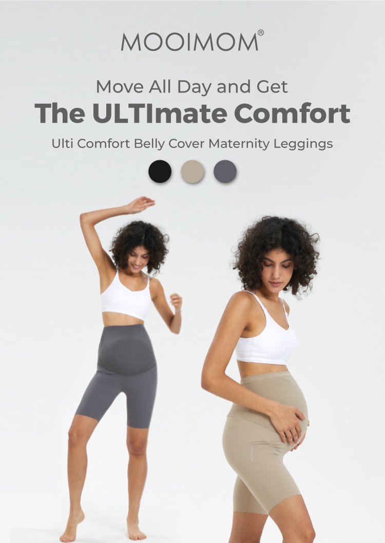 MOOIMOM Ulti Comfort Belly Cover Maternity Leggings (Short) description image