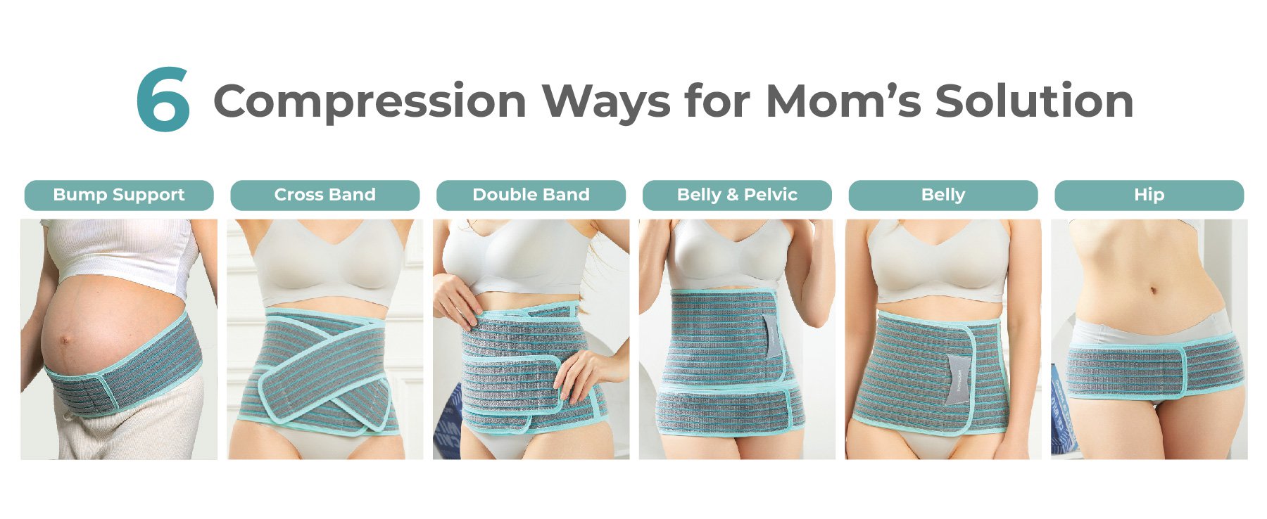 MOOIMOM 2 in 1 Premium Bamboo Corset description image