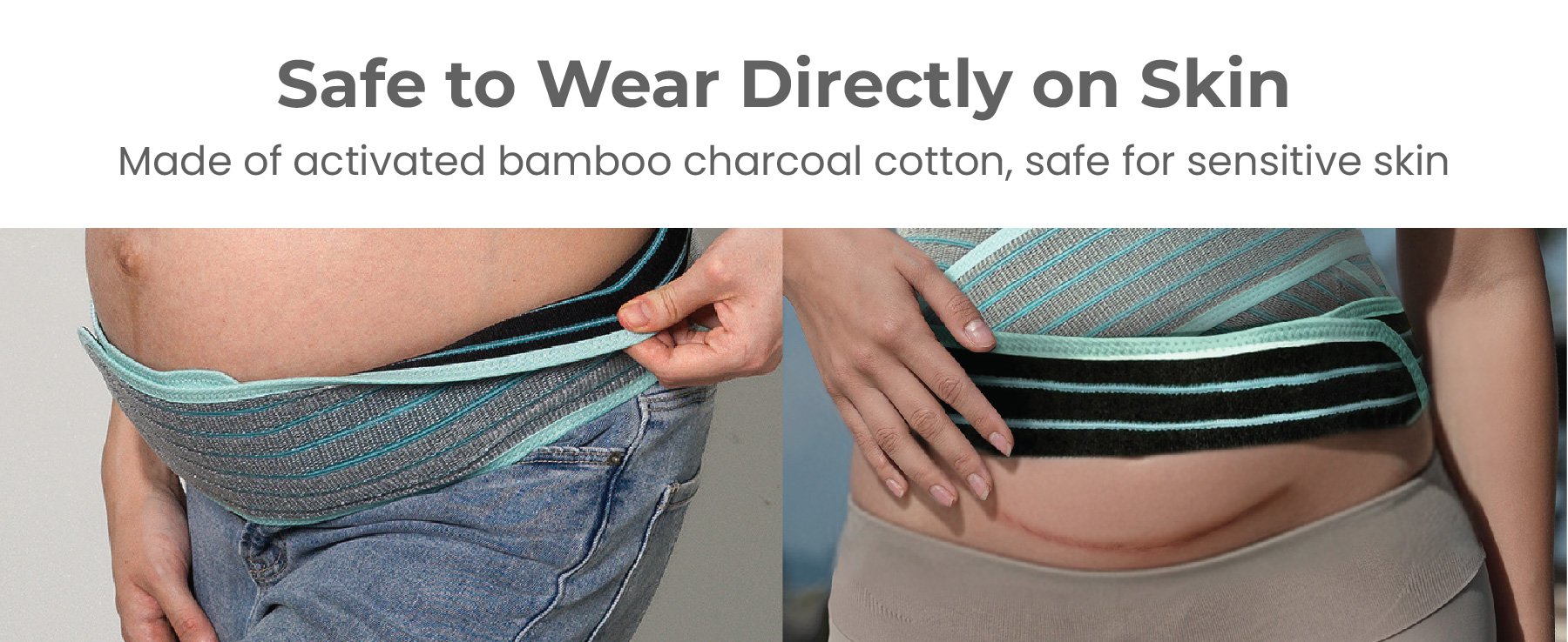 MOOIMOM 2 in 1 Premium Bamboo Corset description image