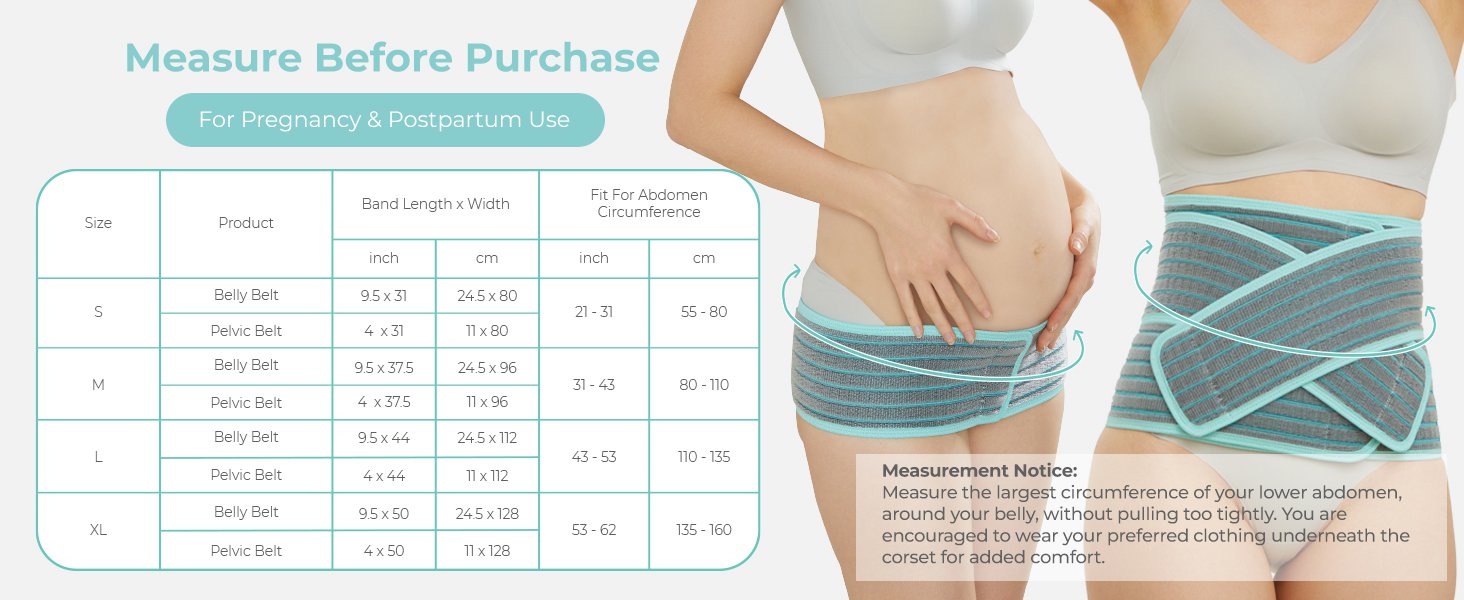 MOOIMOM 2 in 1 Premium Bamboo Corset description image