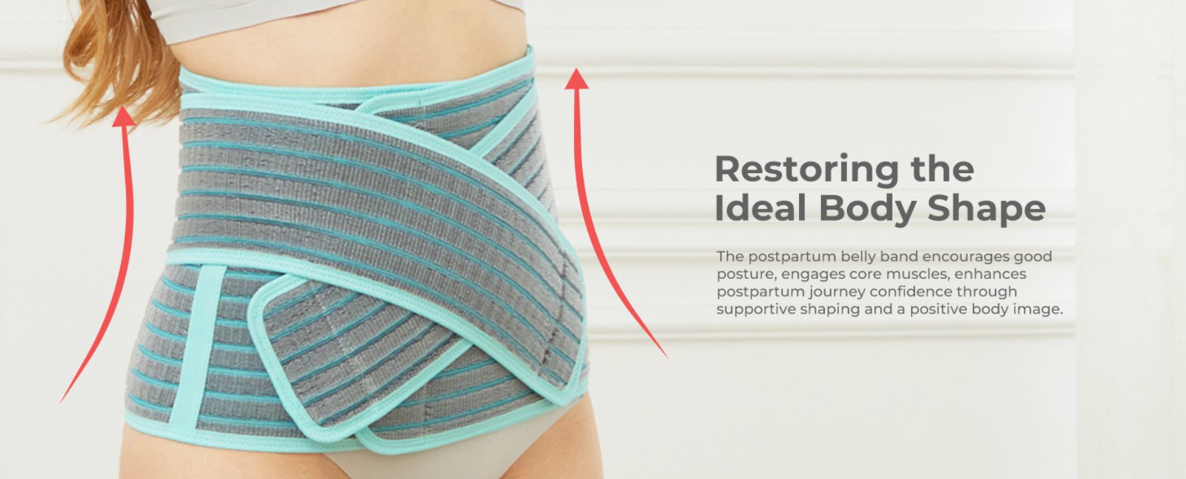 MOOIMOM 2 in 1 Premium Bamboo Corset description image