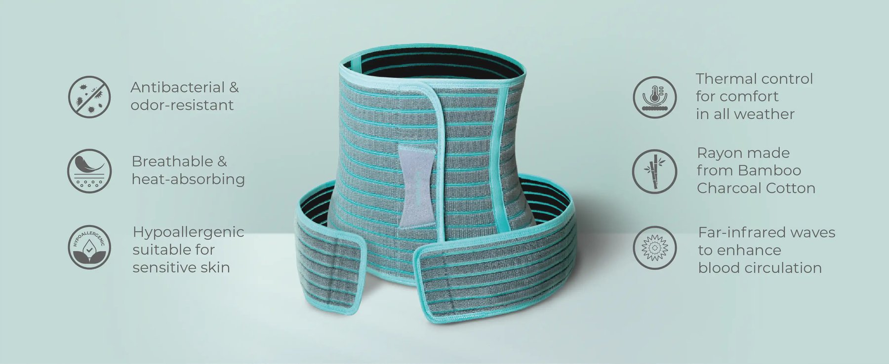 MOOIMOM 2 in 1 Premium Bamboo Corset description image