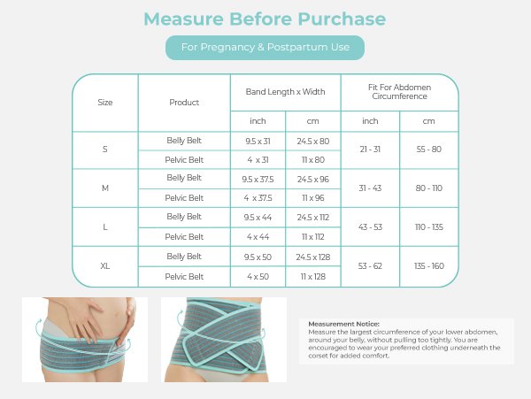 MOOIMOM 2 in 1 Premium Bamboo Corset description image