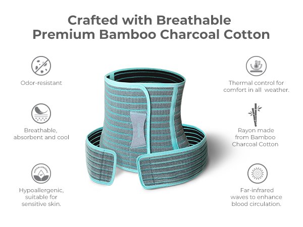 MOOIMOM 2 in 1 Premium Bamboo Corset description image
