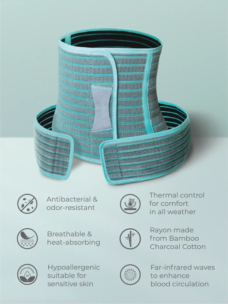 MOOIMOM 2 in 1 Premium Bamboo Corset description image