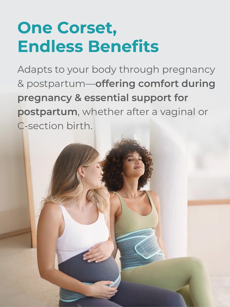 MOOIMOM 2 in 1 Premium Bamboo Corset description image