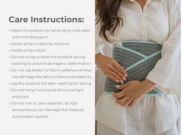 MOOIMOM 2 in 1 Premium Bamboo Corset description image