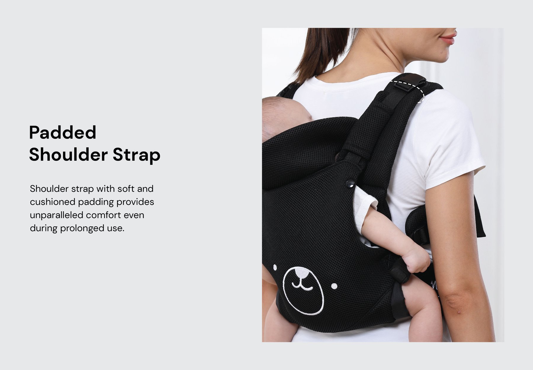 MOOIMOM X Nero Bianco Wonder Carrier description image