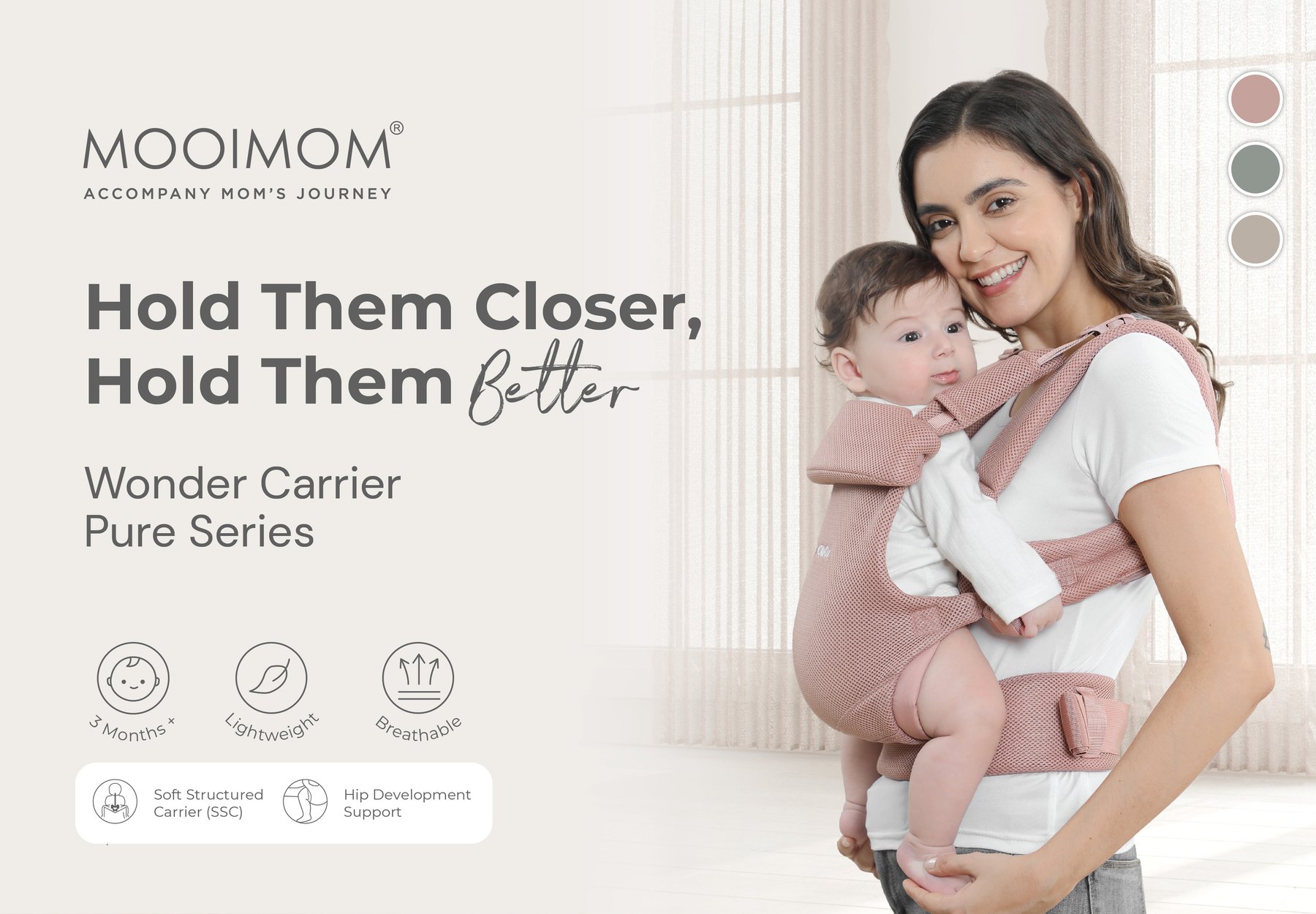MOOIMOM Wonder Carrier description image
