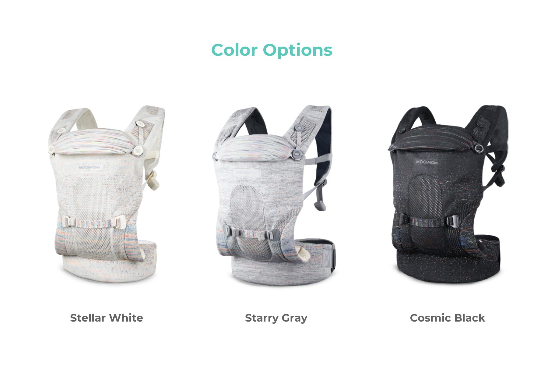Mooimom AiryKnit Baby Carrier description image