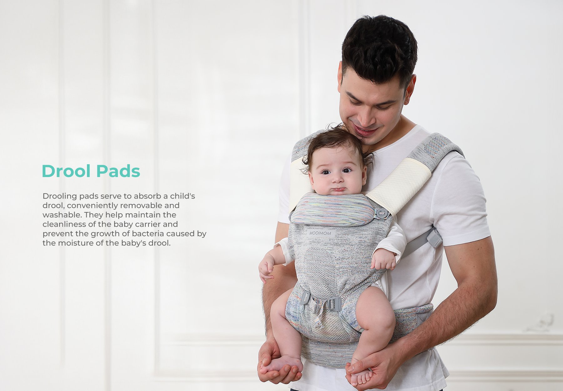 Mooimom AiryKnit Baby Carrier description image
