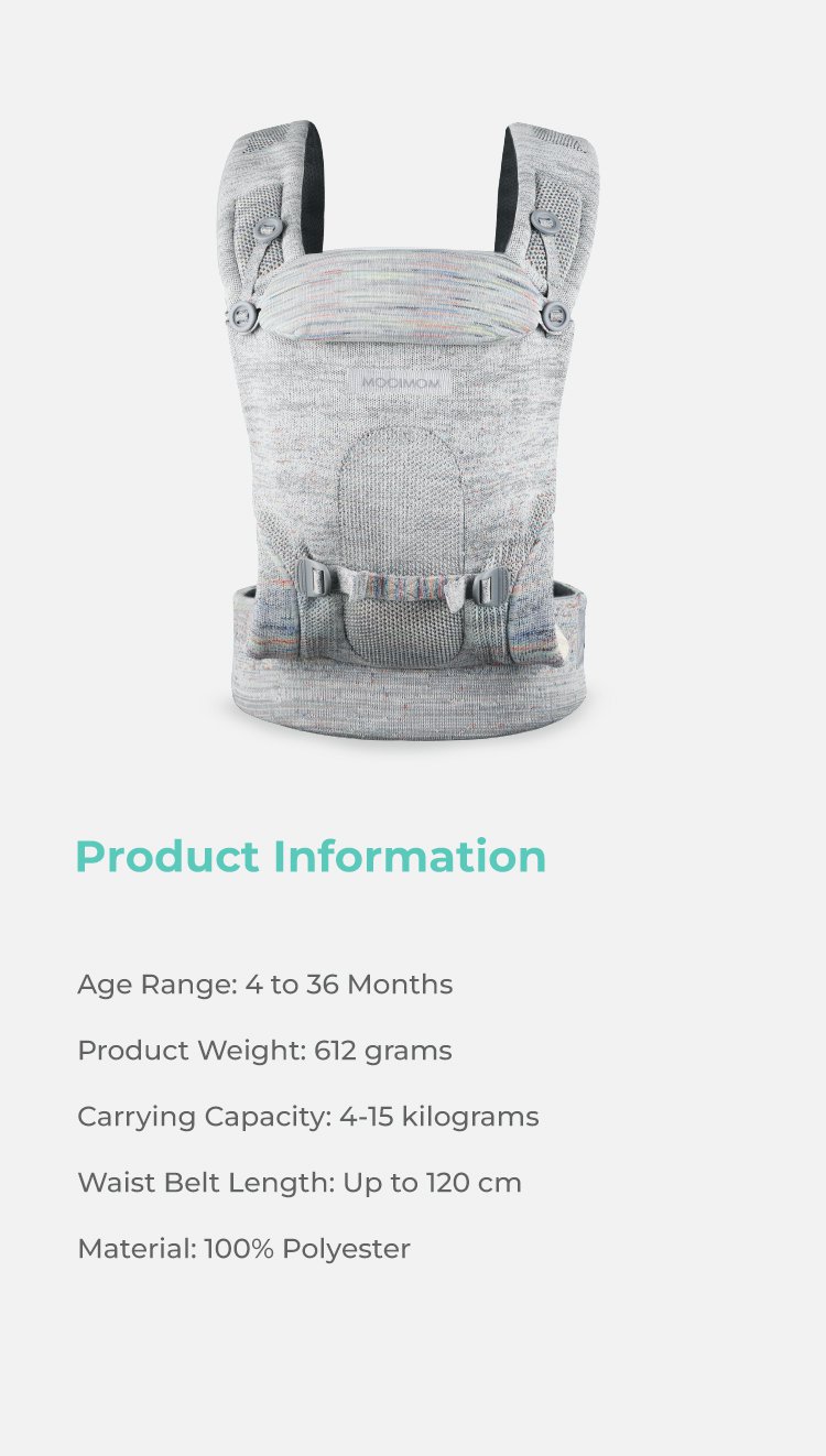 Mooimom AiryKnit Baby Carrier description image