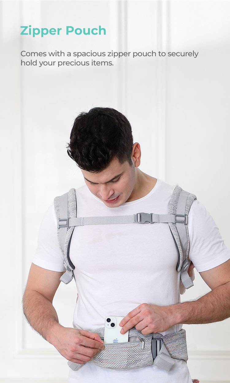 Mooimom AiryKnit Baby Carrier description image