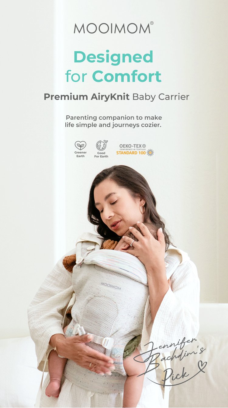 Mooimom AiryKnit Baby Carrier description image
