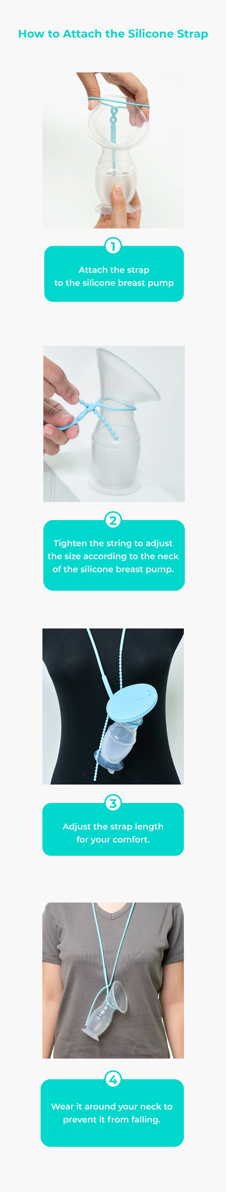 MOOIMOM Premium Silicone Breast Pump Package description image